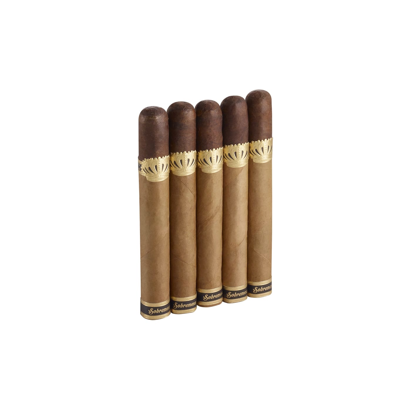 Sobremesa Tapa Negra Corona Gorda, 5 Pack