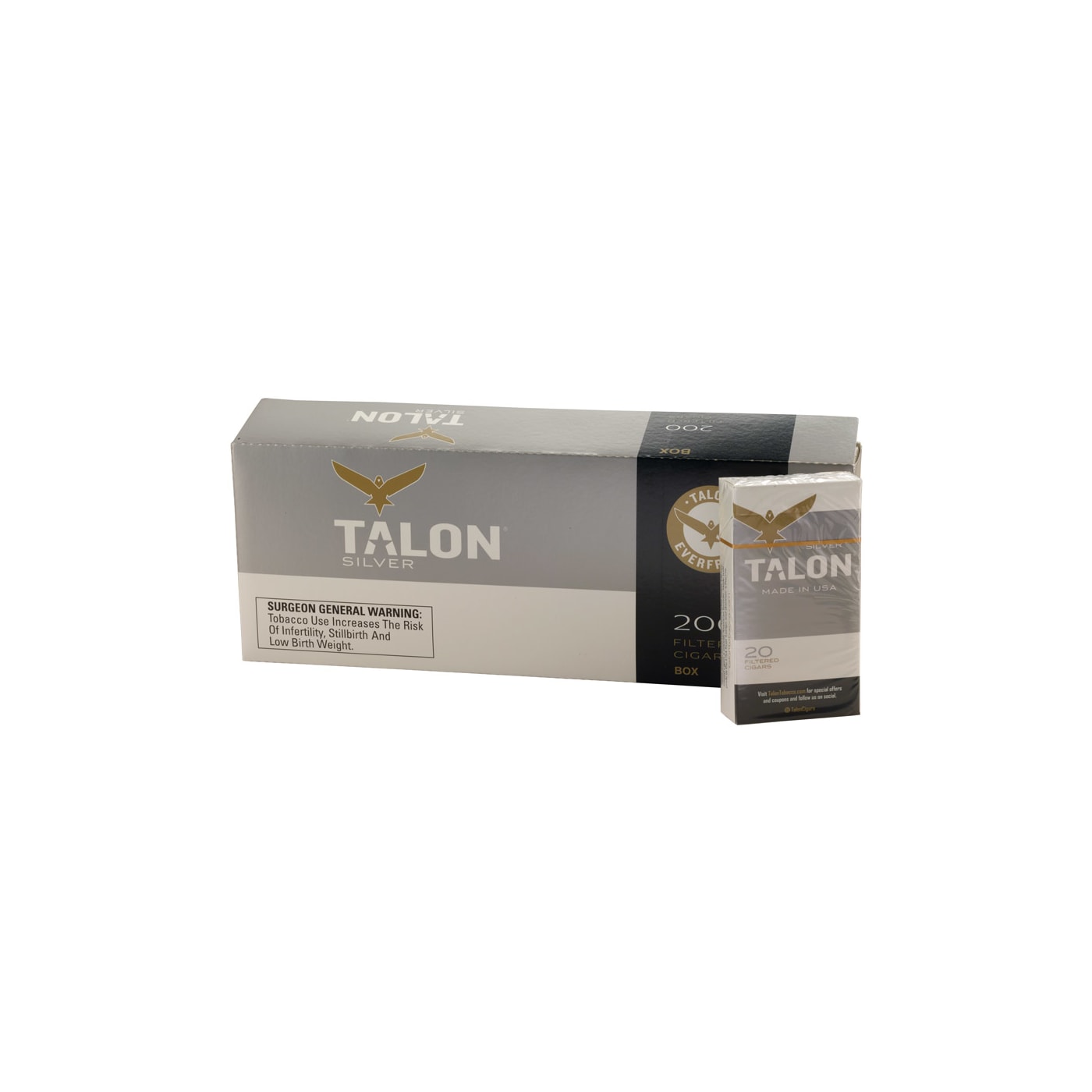 Talon Filtered Cigars Silver 10/20