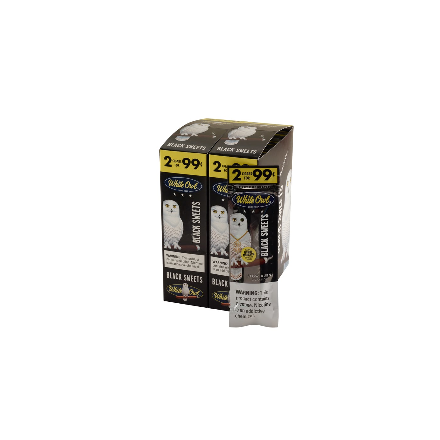 White Owl Black Sweets, 60 Upright
