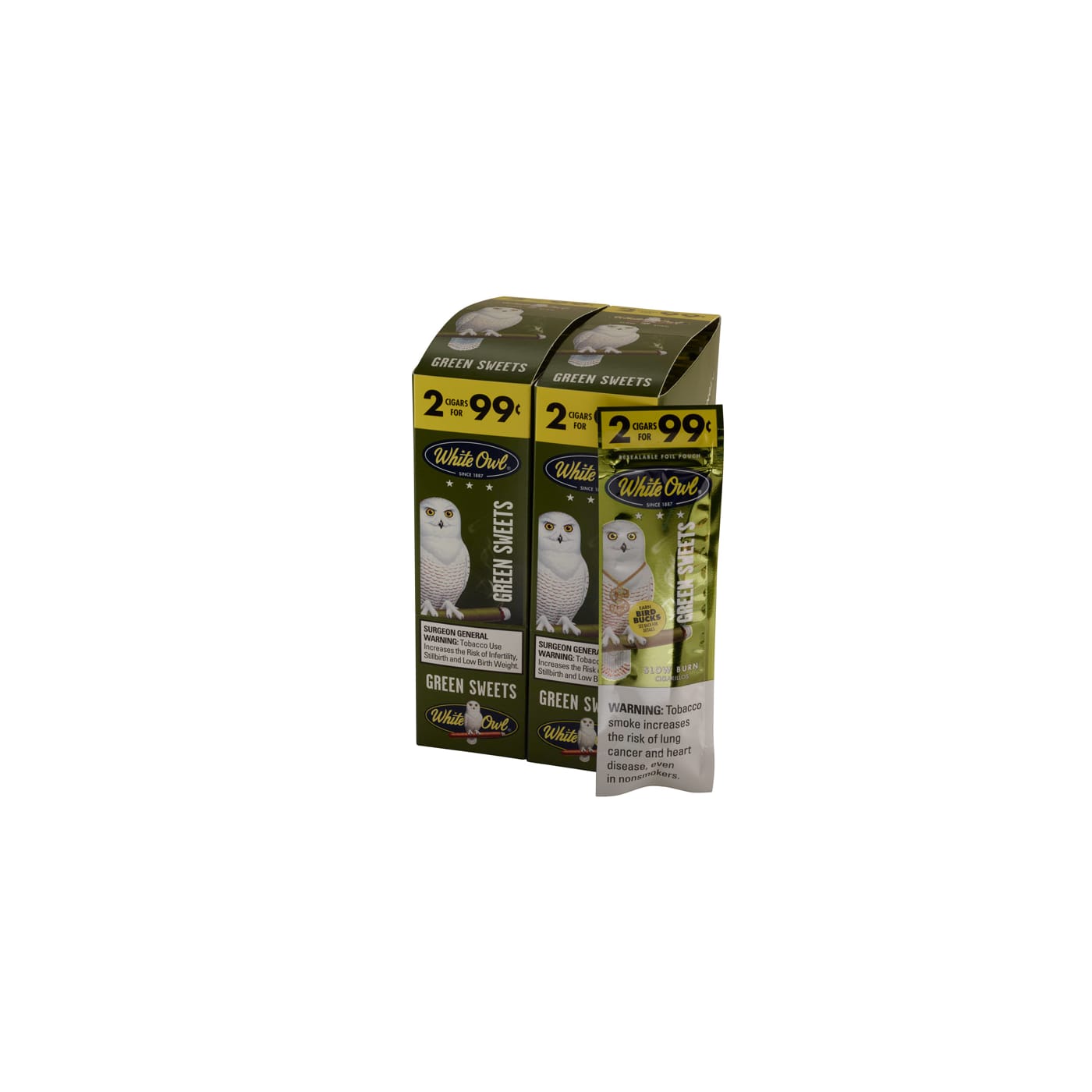 White Owl Cigarillos Green Sweets 30/2