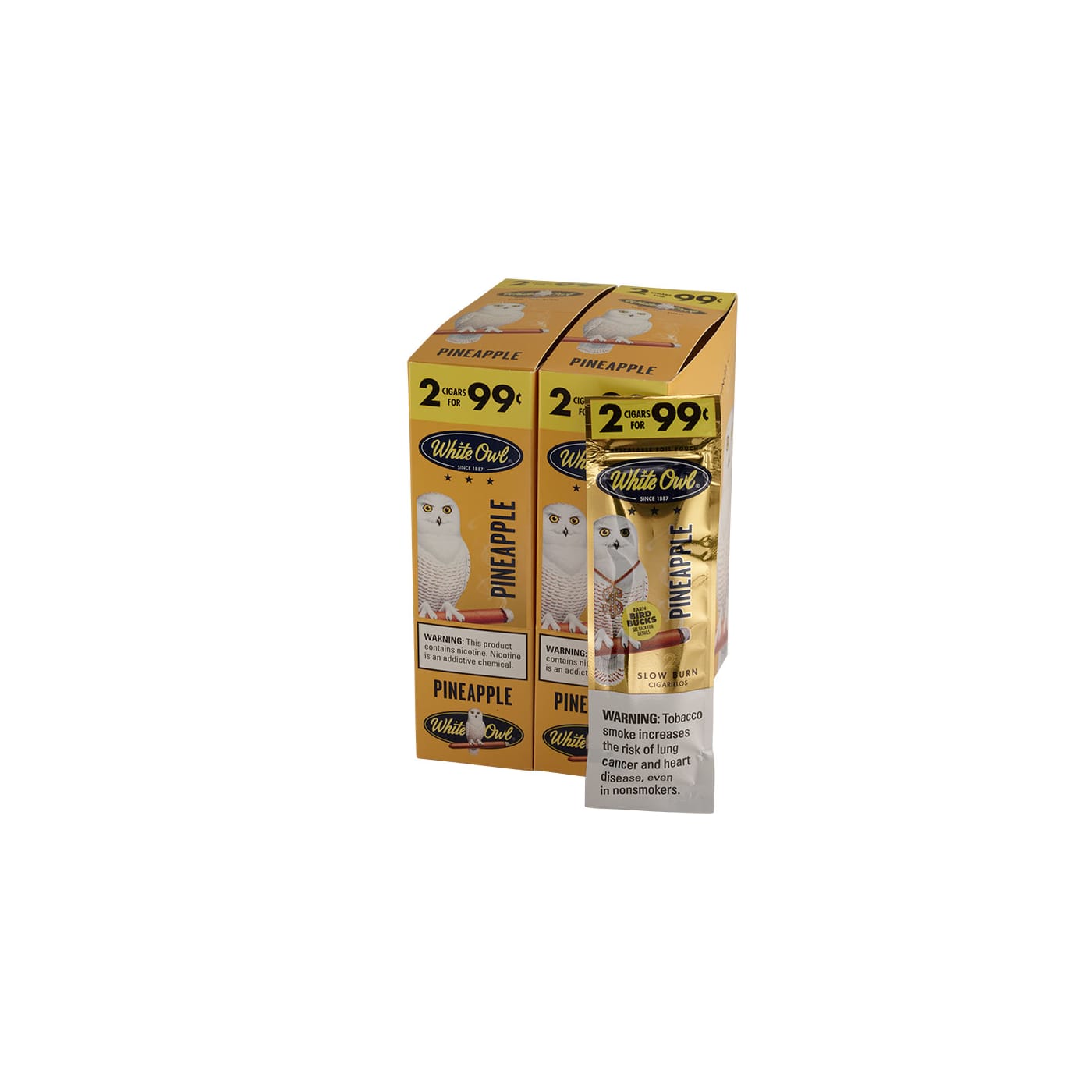 White Owl Pineapple, 60 Upright