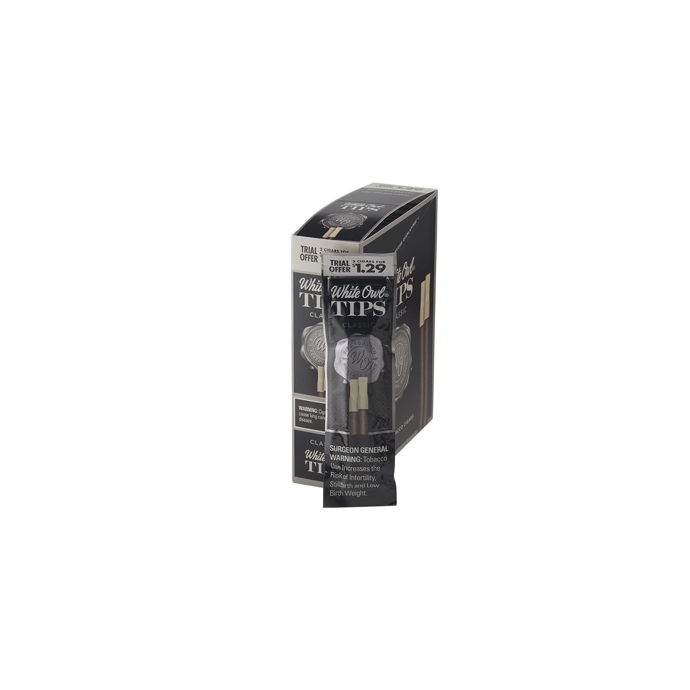White Owl Tips 15/2 Classic, 30 Upright