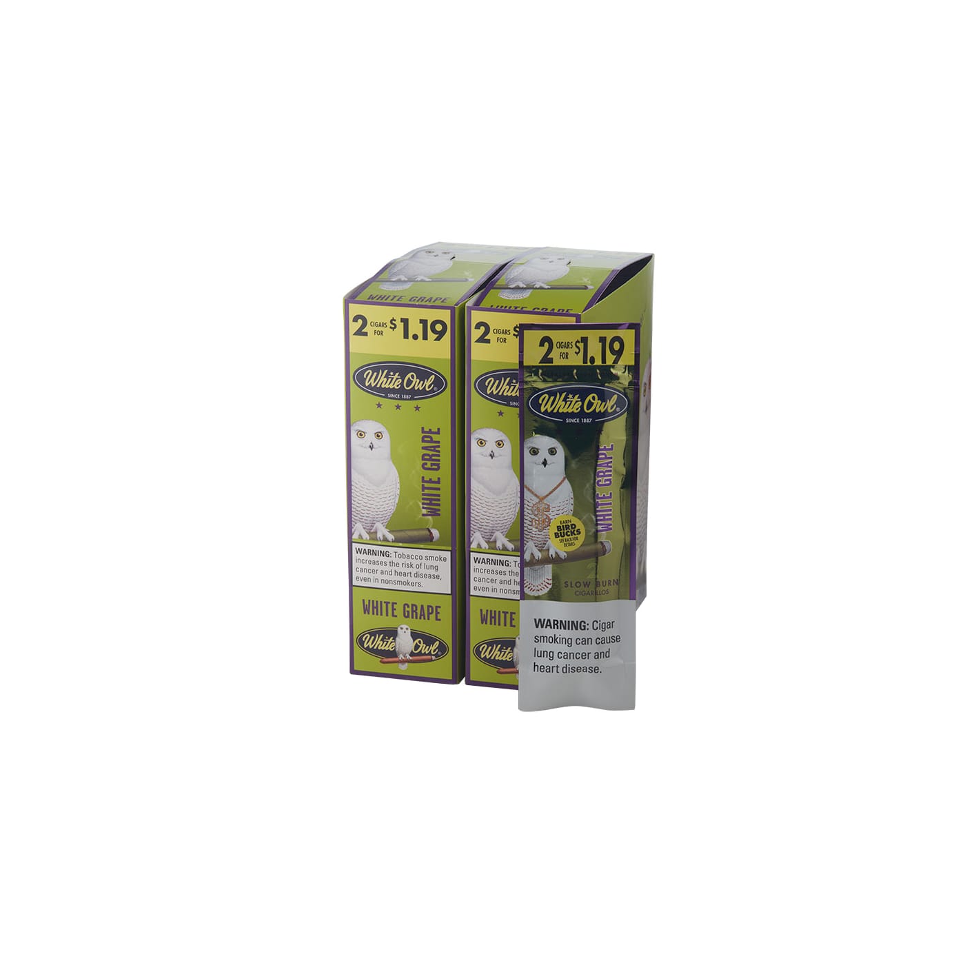White Owl Cigarillos White Grape 30/2