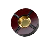 7 Inch Round Wood Ashtray