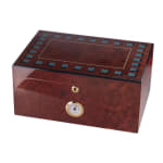 Rustic Burl With Blue Inlay