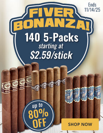 Fiver Bonanza: Over 140 Packs, starting at $12.95!
