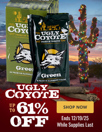 Unwrap Big Savings&mdash;Ugly Coyote Starting at 47&cent; per stick!