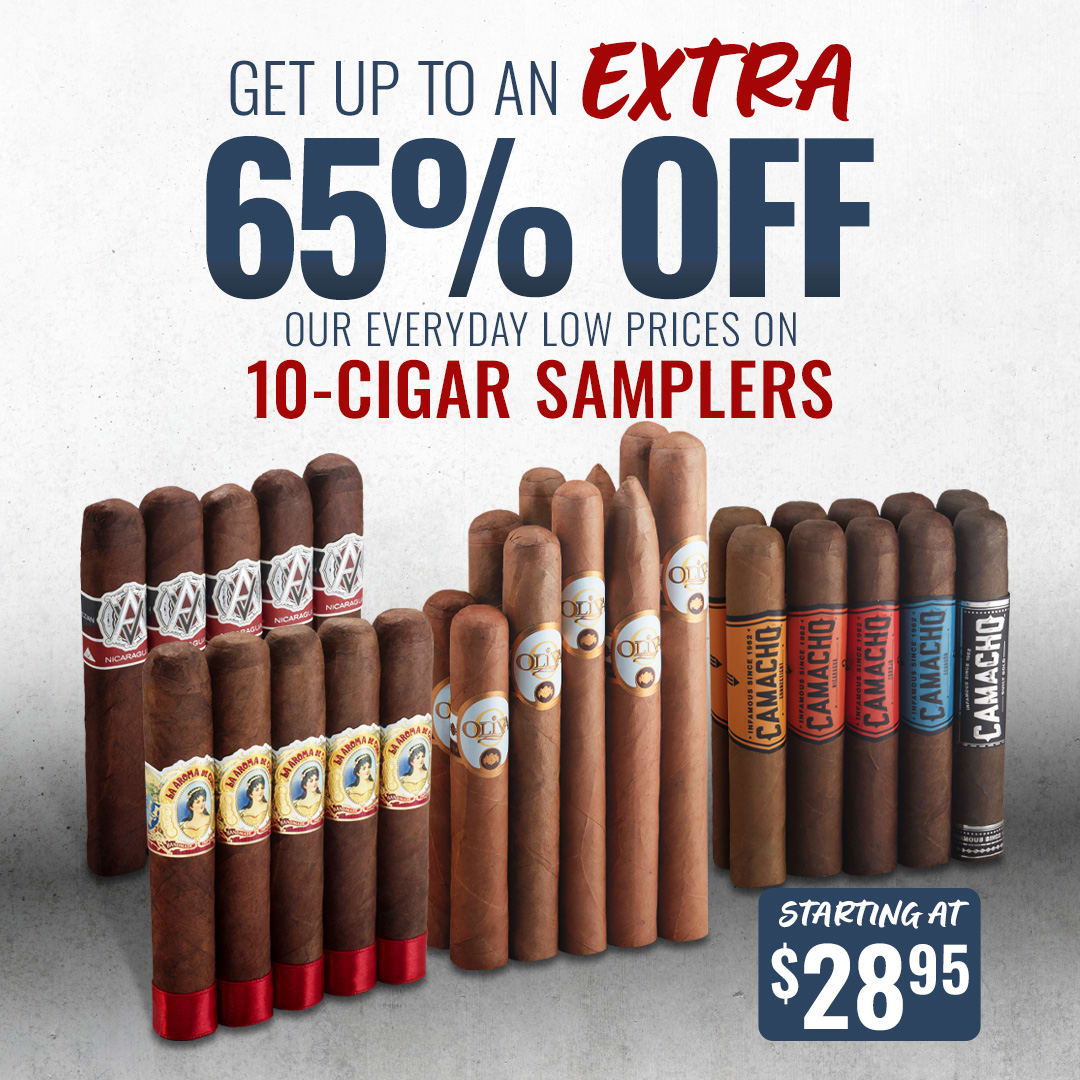 EVEN BIGGER SALE: 10-stick samplers now up to an Extra 65% Off!