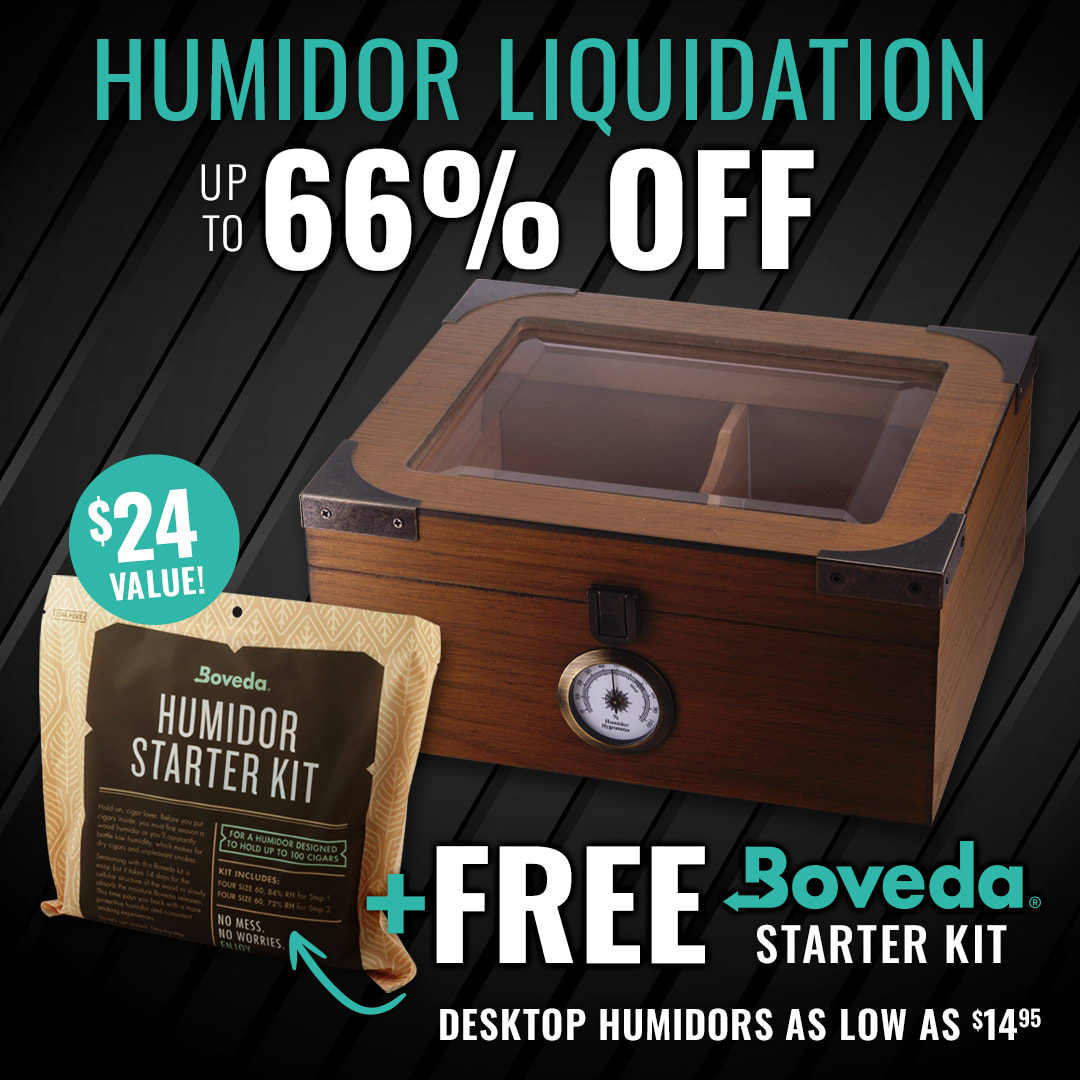 Give Your Cigars the 5-Star Home They Deserve: New Humidors 66% Off!