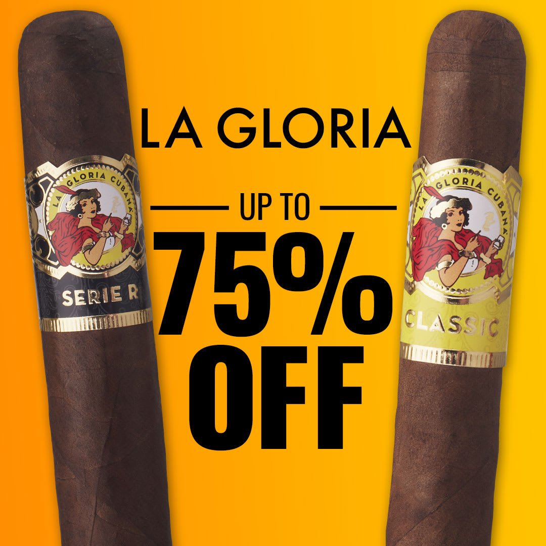 Crazy? It&rsquo;s La Gloria MADNESS: up to 75% OFF Boxes & 5-Packs!