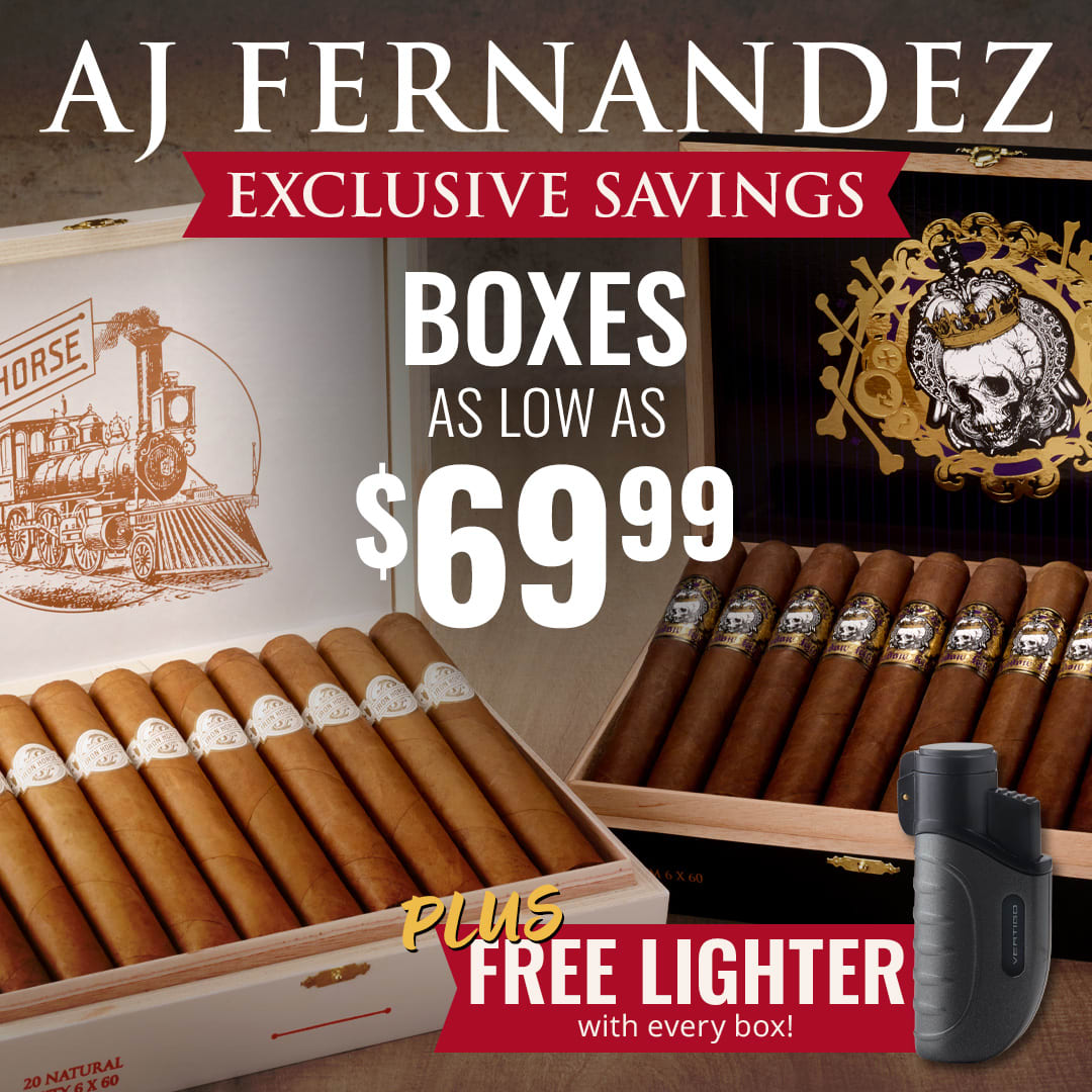 AJ Fernandez Starting Under $70 + FREE LIGHTER!