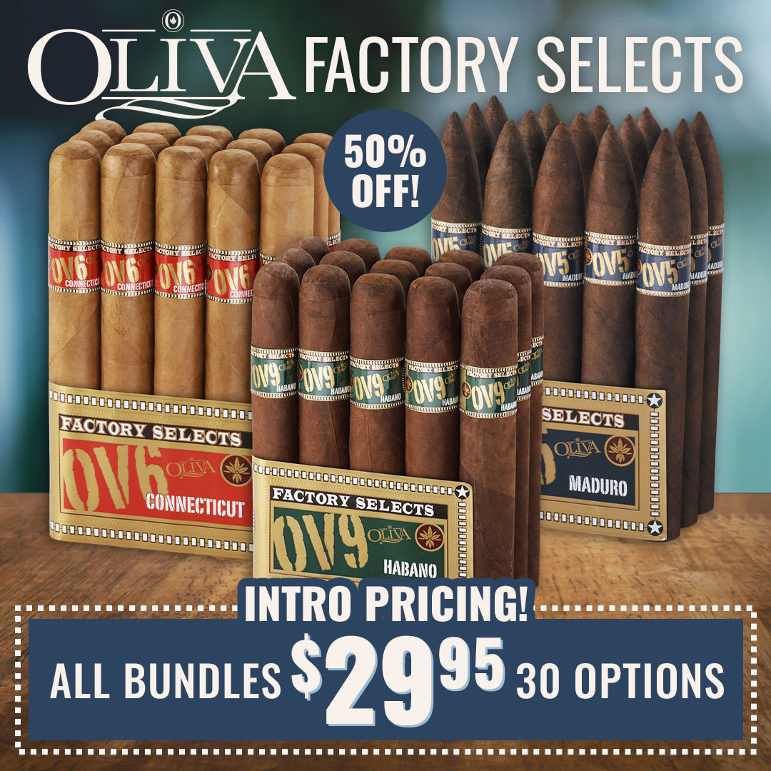ALL Oliva Factory Selects Bundles: $29.95! (30 Choices)