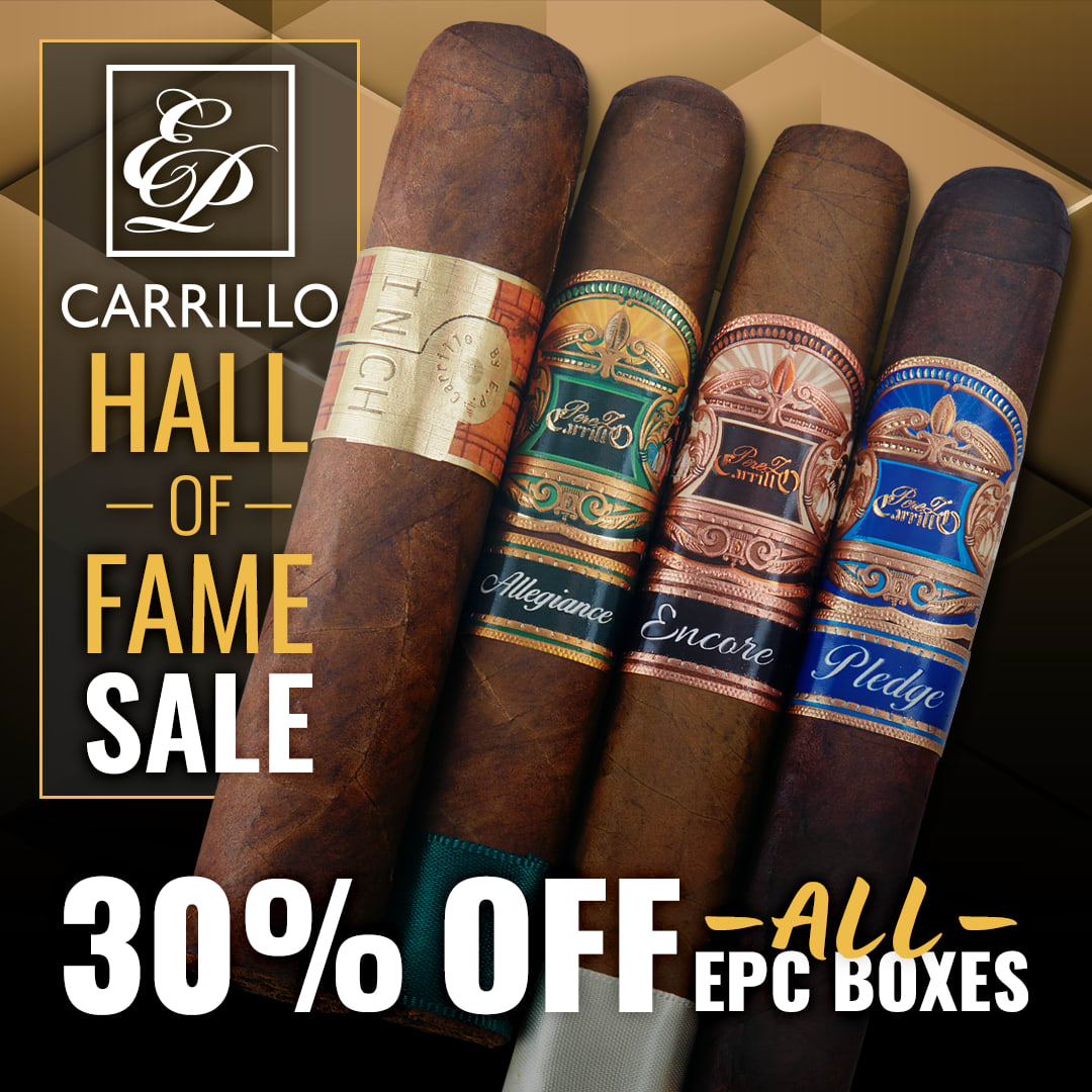 30% OFF E.P. Carrillo – 2x Cigar of the Year Winner! 30% OFF E.P. Carrillo – 2x Cigar of the Year Winner!
