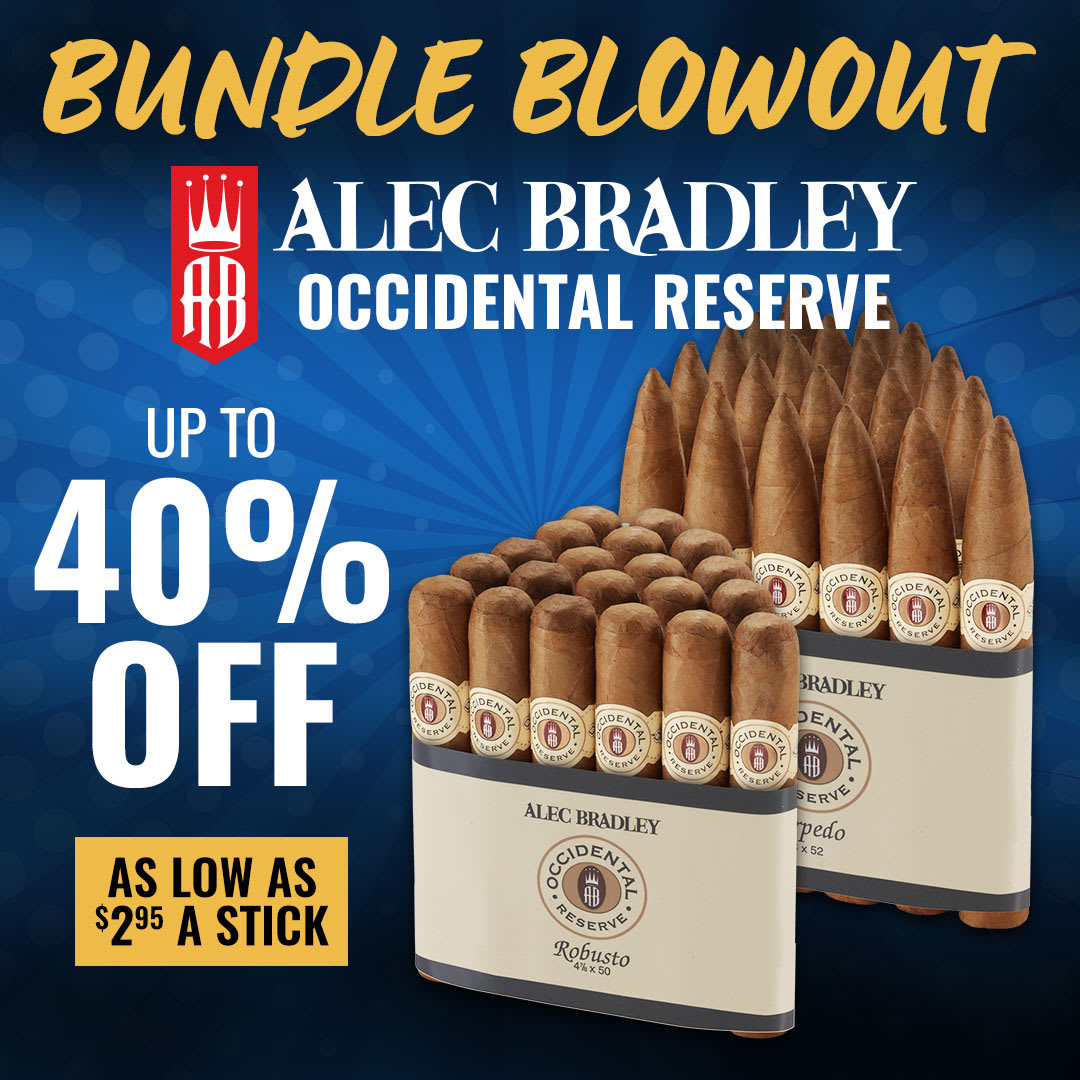 IT&rsquo;S BACK: Occidental Reserve CT starting at $2.95 a cigar