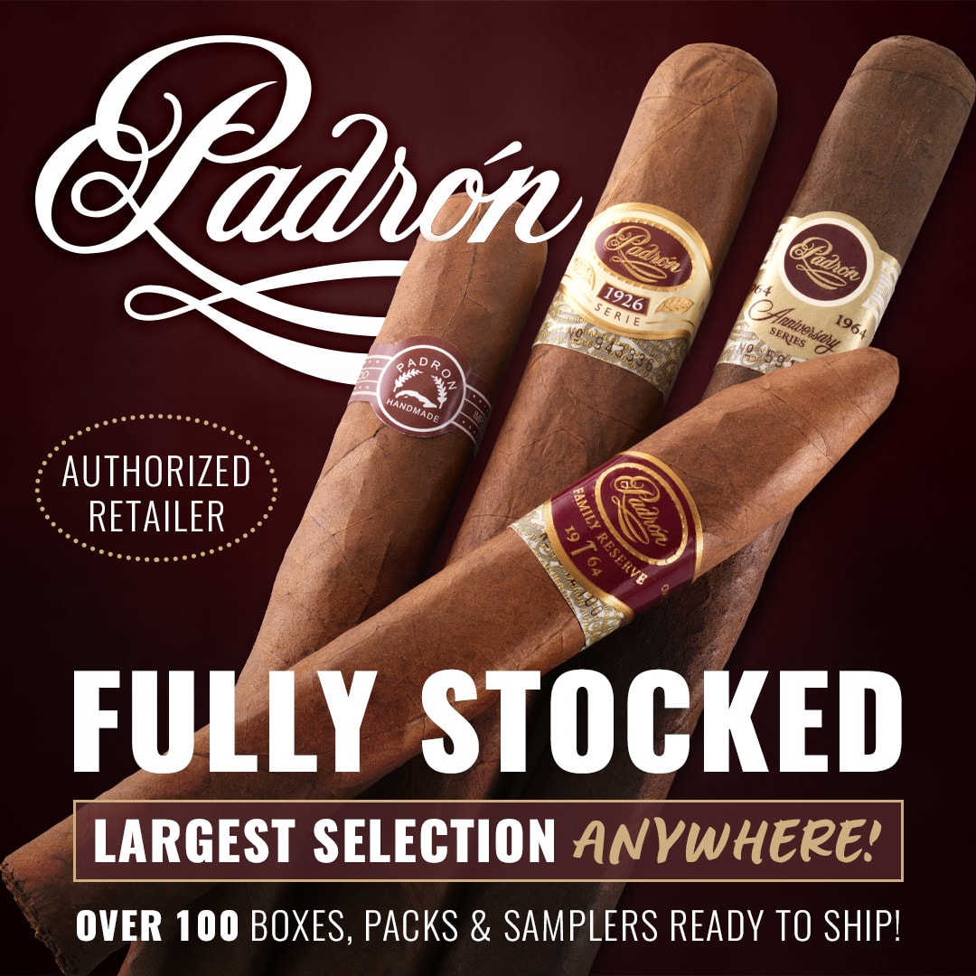 Largest Padron Selection ANYWHERE &ndash; ready to ship!