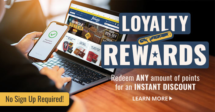 Loyalty rewards get 5% cash back on every order
