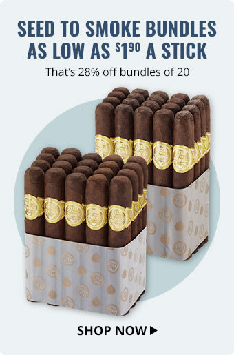 Harvest the Savings: Up to 28% Off Seed to Smoke Cigars!
