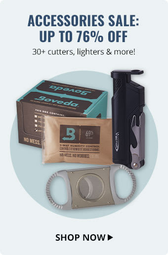 Light, Cut, Store, Save—Up to 76% Off Cigar Accessories! Light, Cut, Store, Save—Up to 76% Off Cigar Accessories!