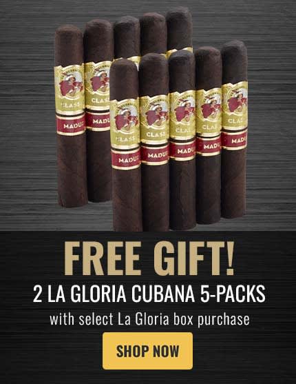 La Gloria Pack offer Buy a Box get a 10 pack for FREE