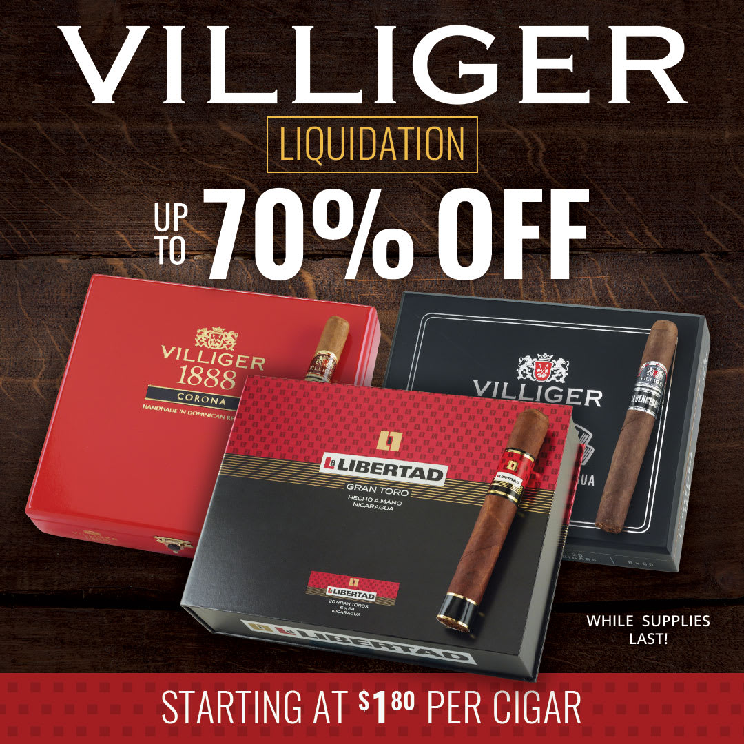 The Villiger Liquidation: Swiss precision at pawn shop prices.