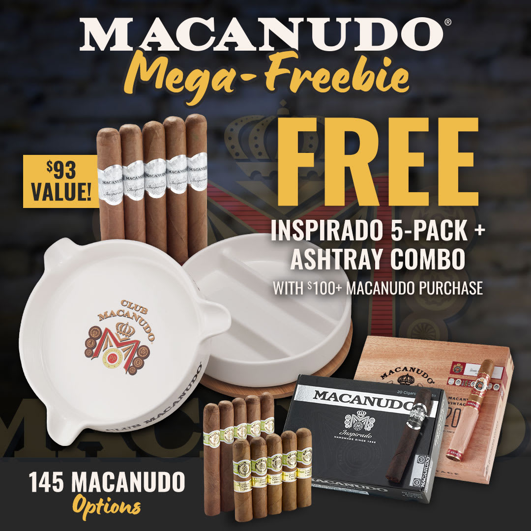 Macanudo MEGA-FREEBIE w/ purchase &ndash; worth $93!