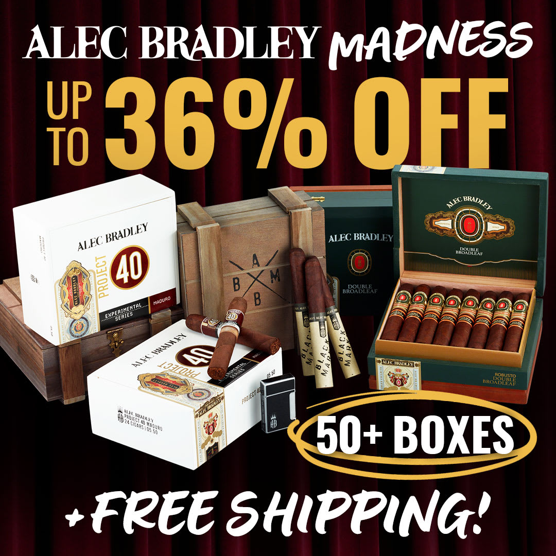 Alec Bradley Madness - up to 36% OFF + FREE SHIPPING Alec Bradley Madness - up to 36% OFF + FREE SHIPPING