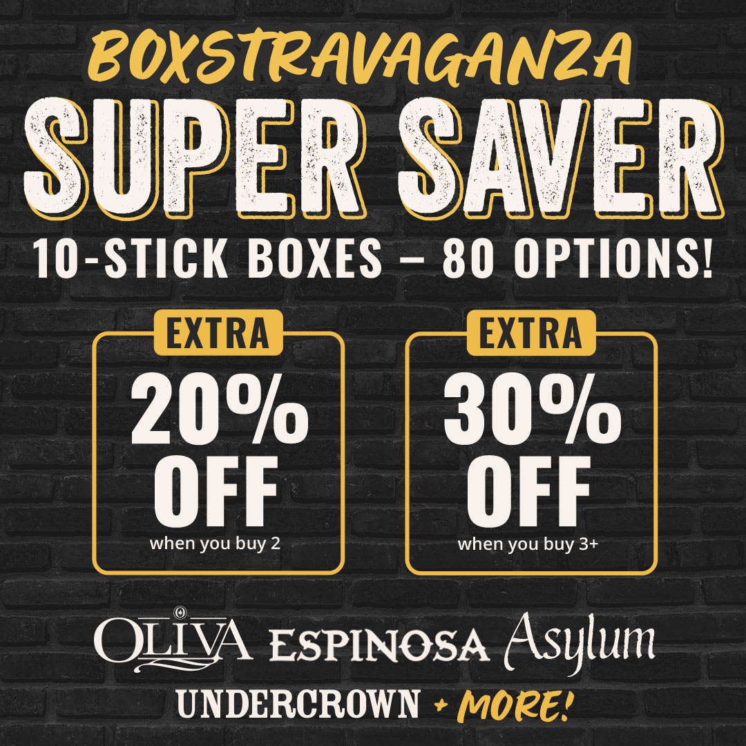 More boxes = bigger discounts: up to 30% off these 10-stick boxes! More boxes = bigger discounts: up to 30% off these 10-stick boxes!