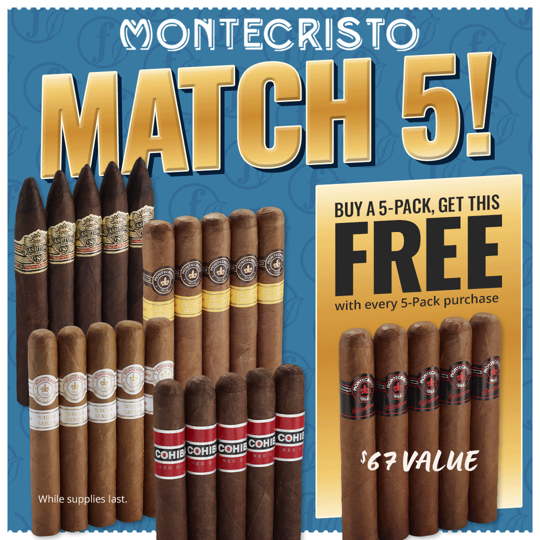 Double Up: Get a FREE Monte 5-pack with every 5-pack you buy!