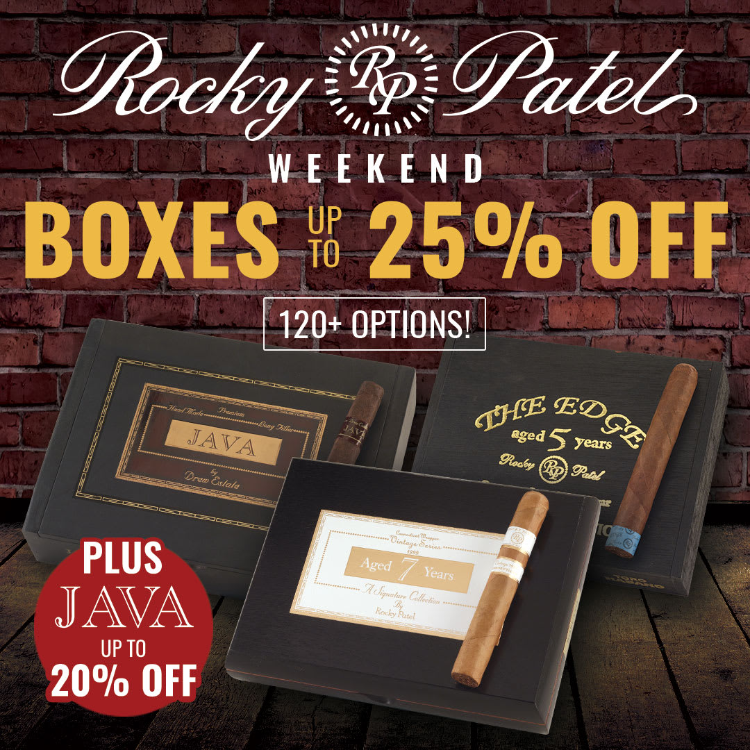 Your Weekend Wind-Down &mdash; Rocky Patel up to 25% OFF