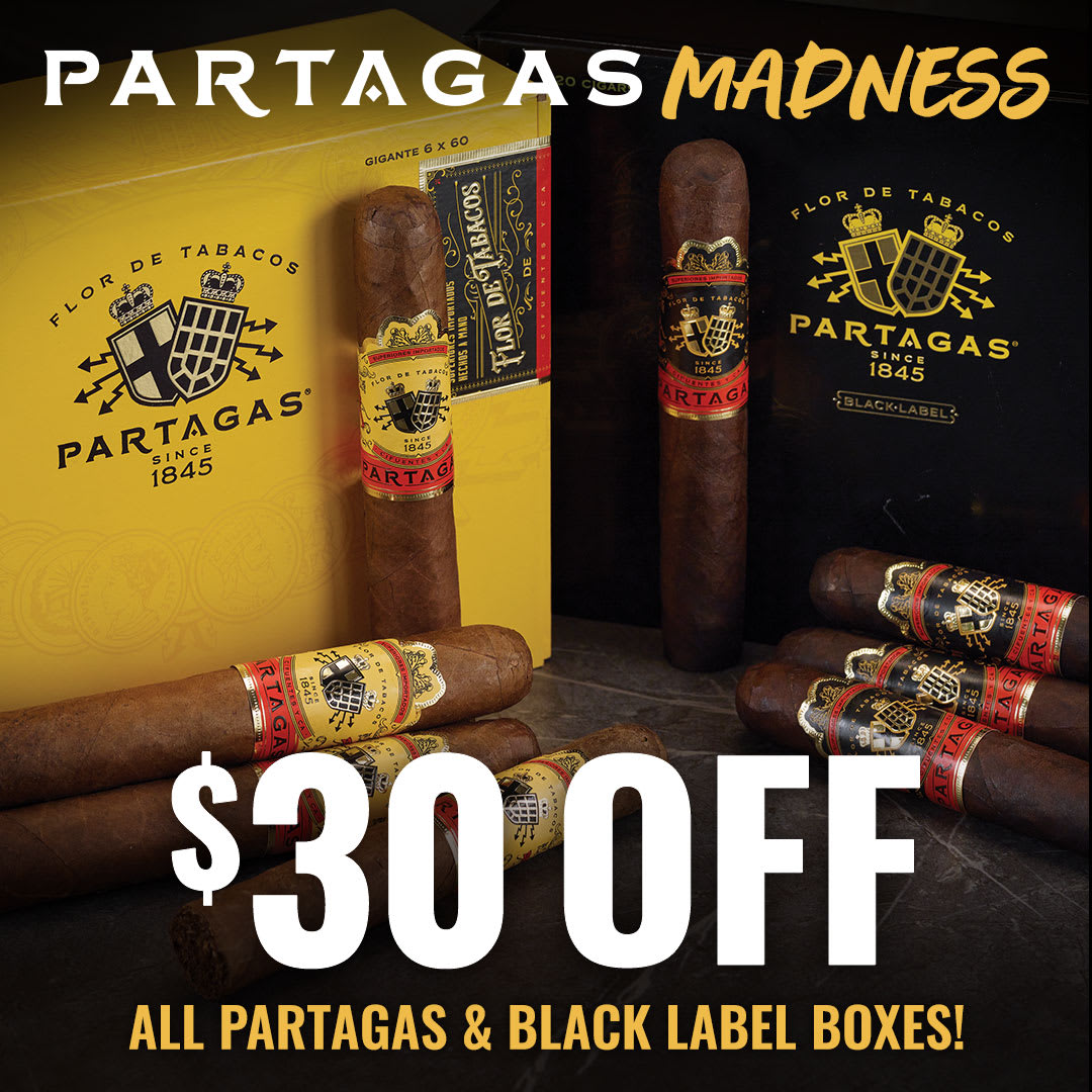 Partagas Gets Crazy: Up to 47% OFF Boxes! Partagas Gets Crazy: Up to 47% OFF Boxes!