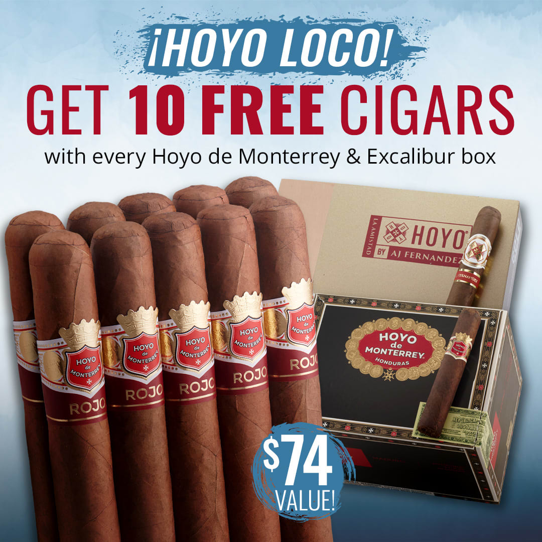 10 Free Hoyo Sticks? We are serious, and don&rsquo;t call us Shirley.