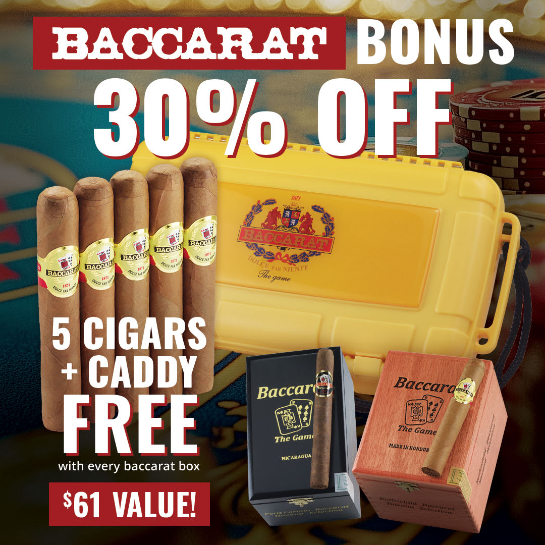 30% OFF + FREE GIFT added to every Baccarat box! 30% OFF + FREE GIFT added to every Baccarat box!