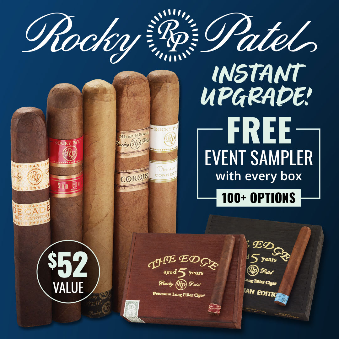 Rocky Patel Reward: FREE Sampler Included! Rocky Patel Reward: FREE Sampler Included!