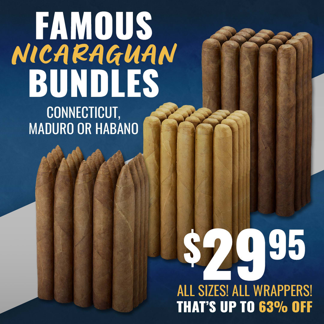 Our Best-Selling Bundles&mdash; ALL Sizes just $1.50 a cigar!