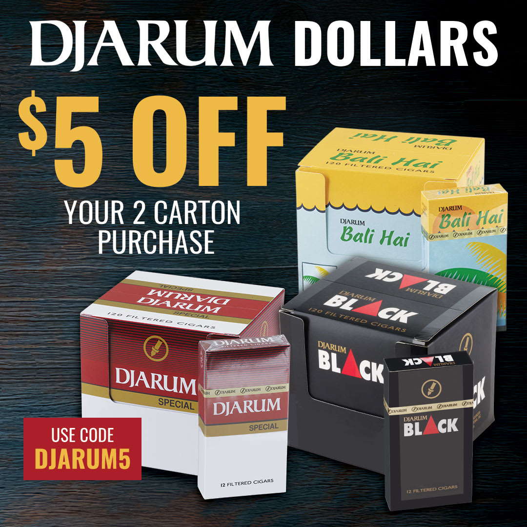 The Djarum Double Down Deal – USE CODE: Djarum5 The Djarum Double Down Deal – USE CODE: Djarum5