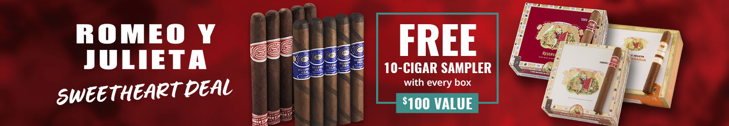 A Match Made in Cigar Heaven: FREE $100 Romeo Sampler! A Match Made in Cigar Heaven: FREE $100 Romeo Sampler!