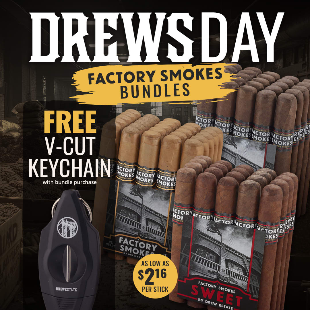 FREE DREWSDAY TREAT for Factory Smokes Fans! FREE DREWSDAY TREAT for Factory Smokes Fans!