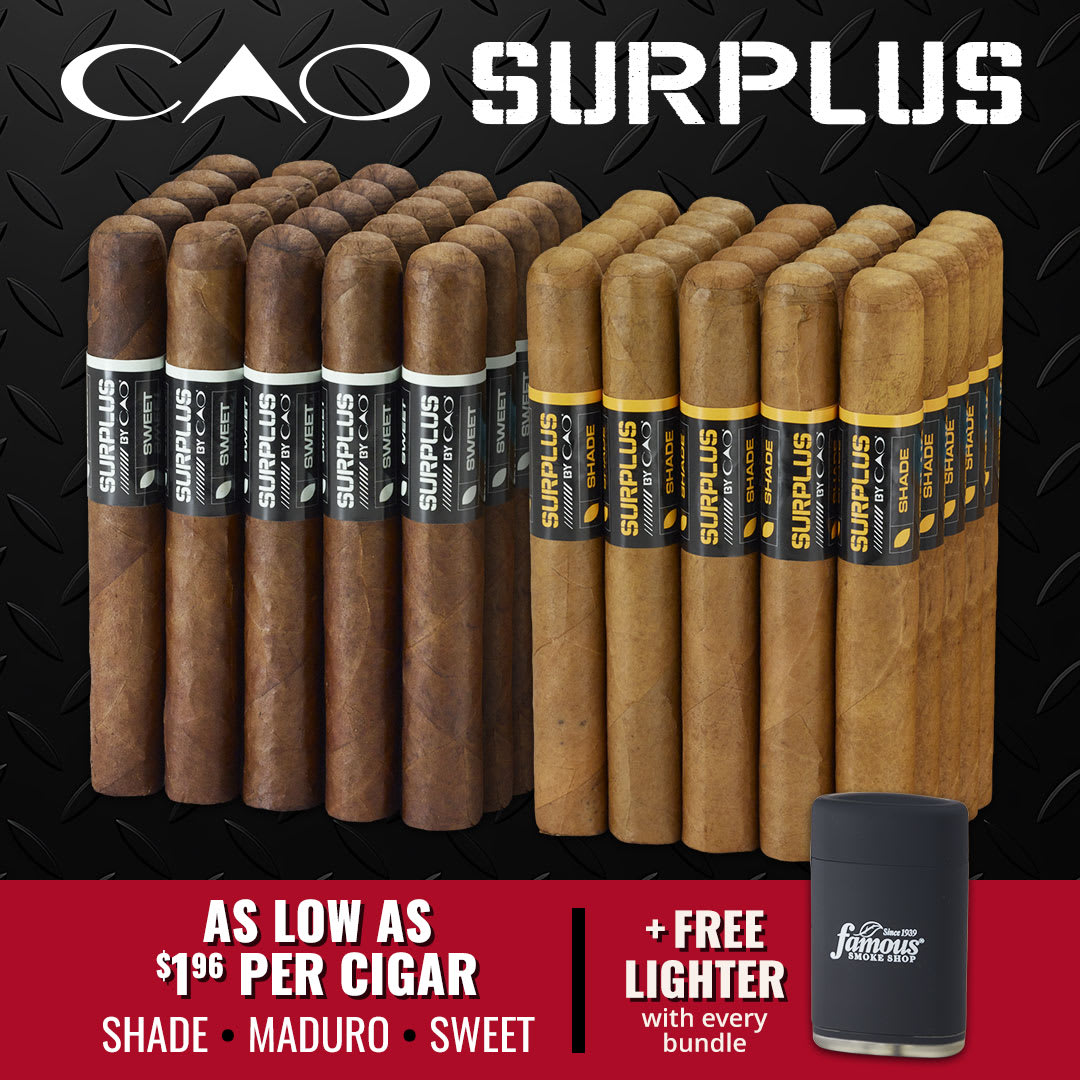 Premium Blends, Basement Prices: CAO Surplus Bonus! Premium Blends, Basement Prices: CAO Surplus Bonus!