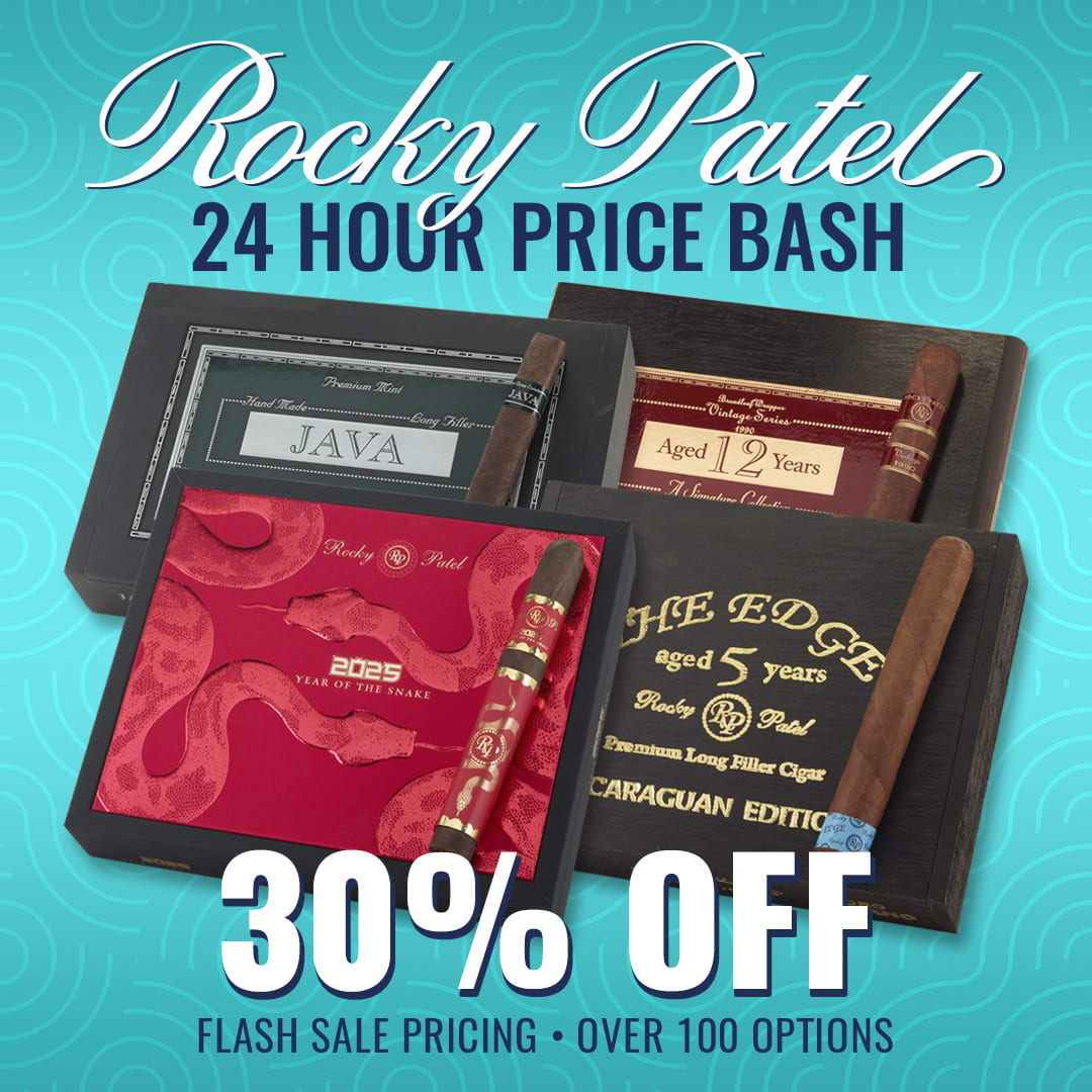 Rocky Patel FLASH SALE: 30% Off Over 100 BOXES! Rocky Patel FLASH SALE: 30% Off Over 100 BOXES!