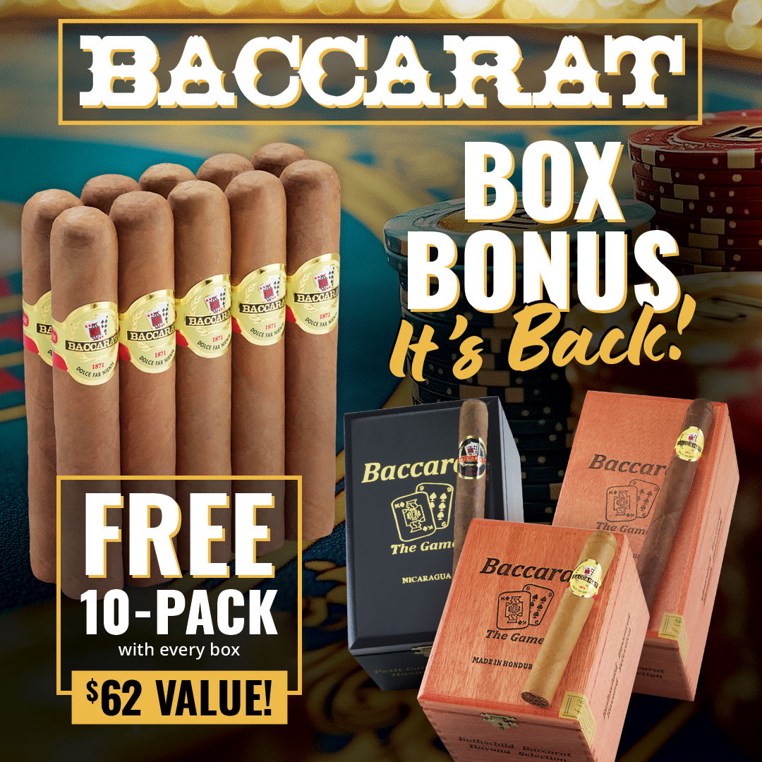 How sweet it is: FREE Baccarat 10-Pack How sweet it is: FREE Baccarat 10-Pack