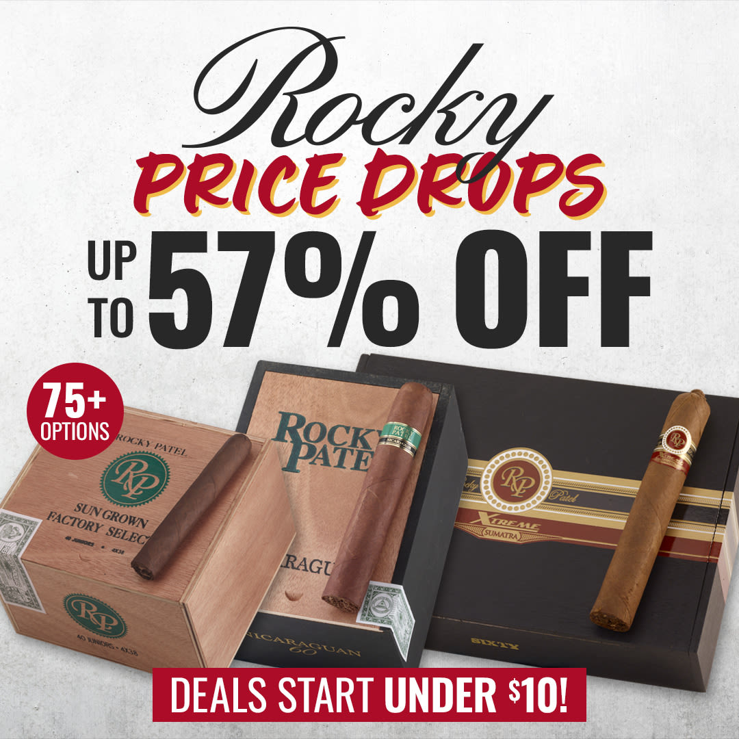 PRICE DROP on our ROCKY PATEL Favorites!