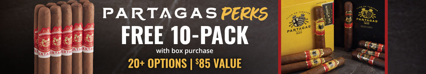 Partagas Perks: FREE Cortado Corona 10-Pack