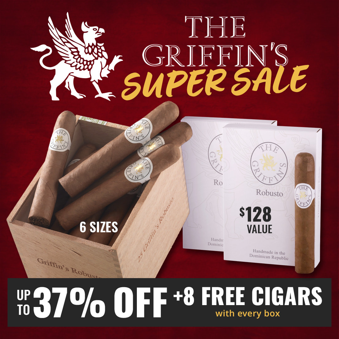 THE GRIFFIN&rsquo;S: 8 FREE CIGARS + up to 37% OFF boxes!