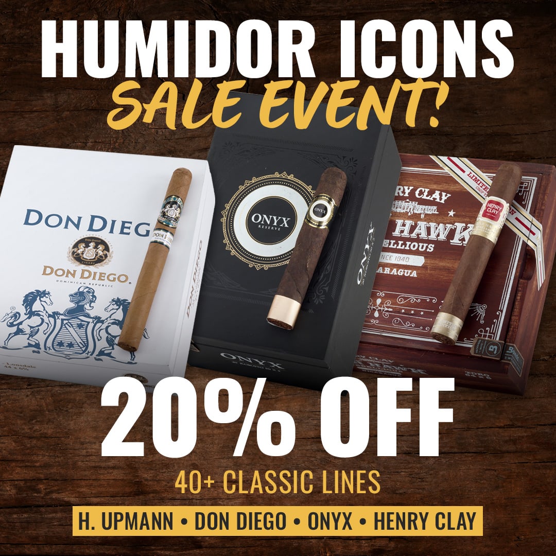 The Humidor Heroes: Save 20% Off these Cigar Legends!