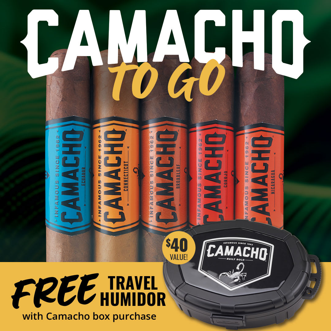 Camacho on the Go: FREE Travel Humidor Camacho on the Go: FREE Travel Humidor