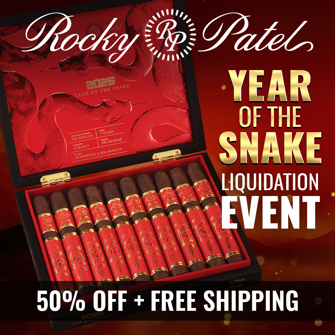 Rocky Patel Year of the Snake HALF OFF (+ FREE SHIPPING)