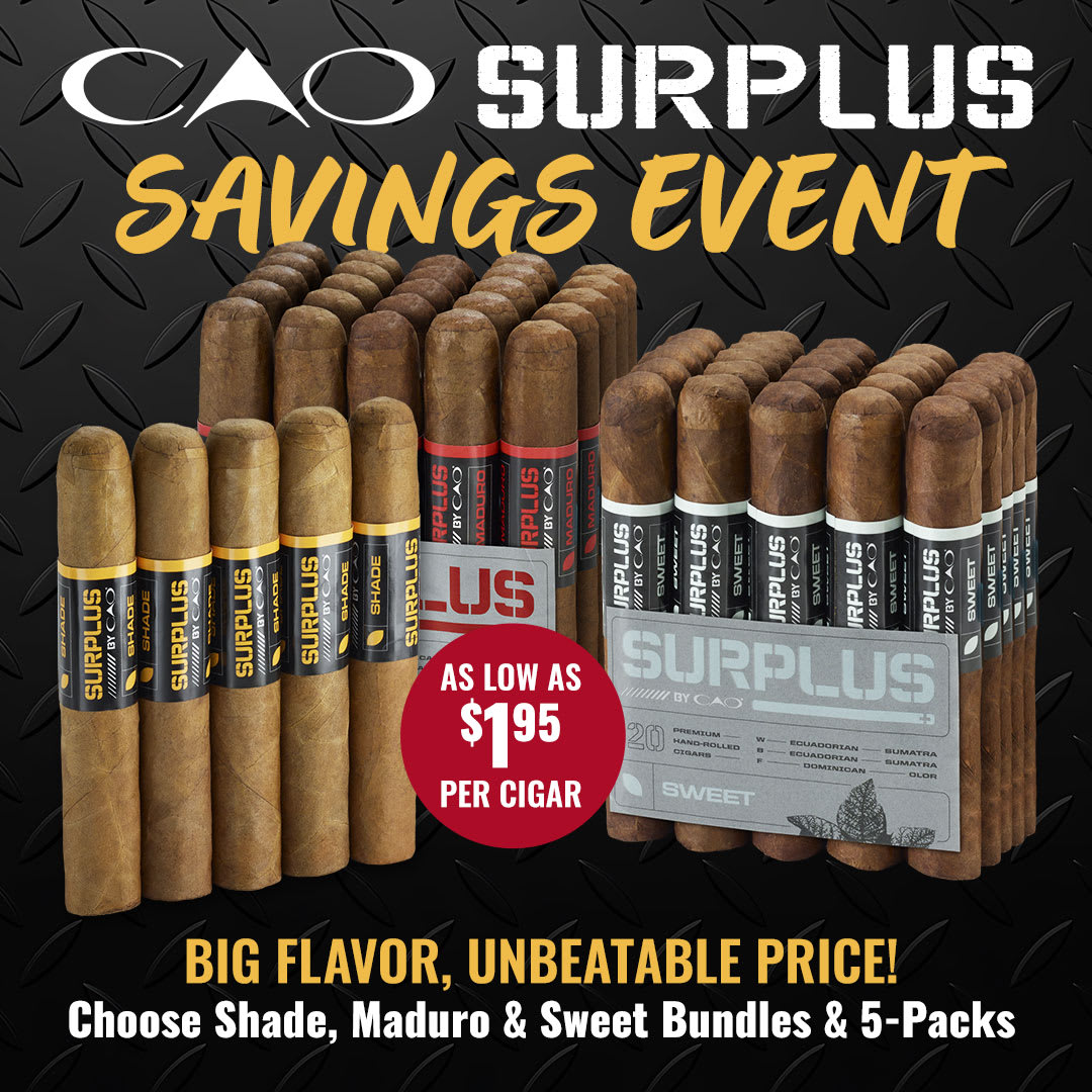CAO Surplus: Premium Blends, Basement Pricing