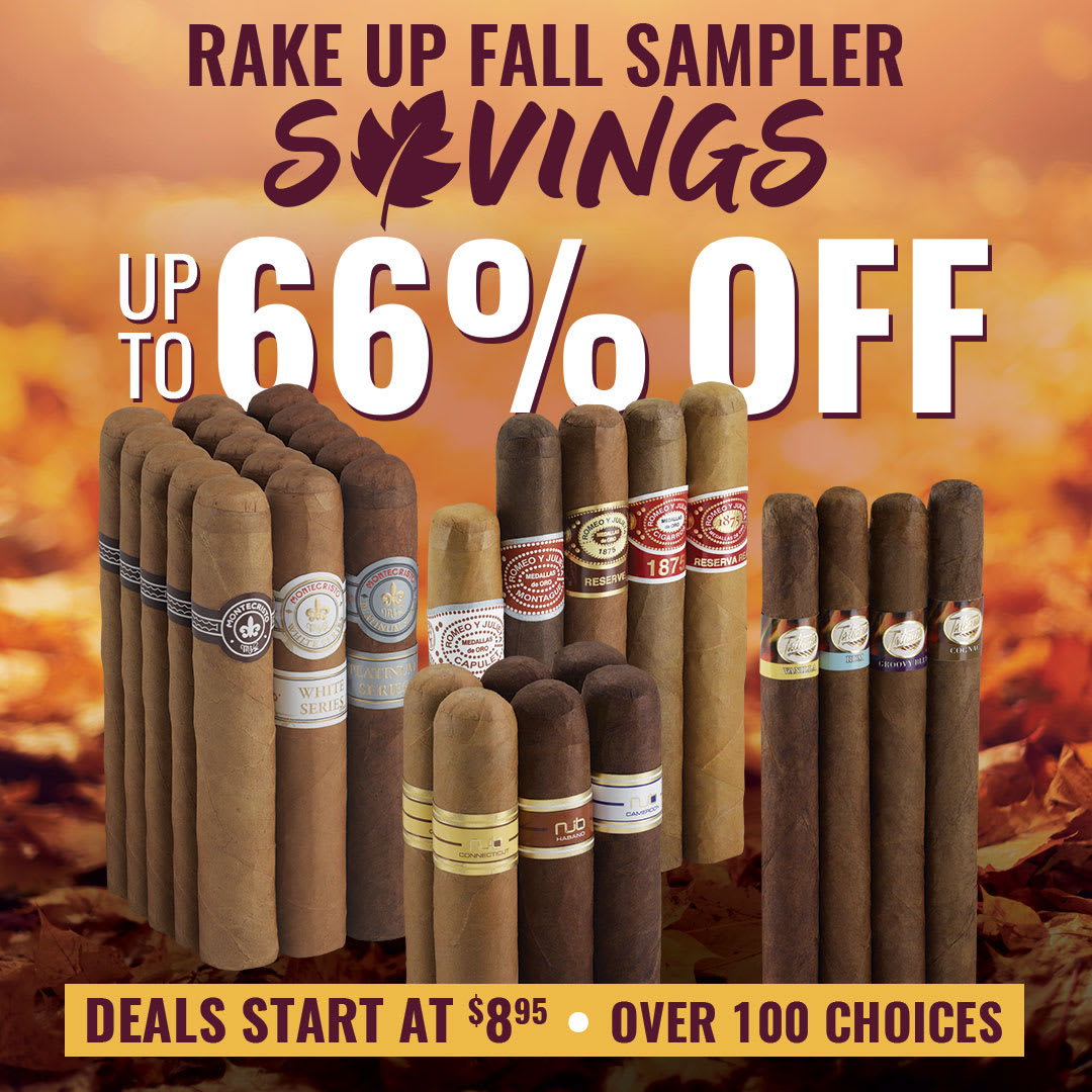 Fall Sampler deals start at $8.95!