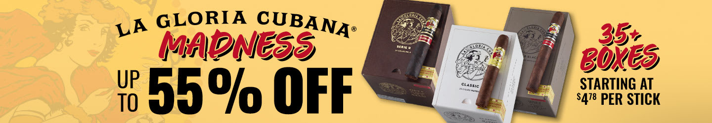 La Gloria Madness: Up to 55% OFF BOXES! La Gloria Madness: Up to 55% OFF BOXES!