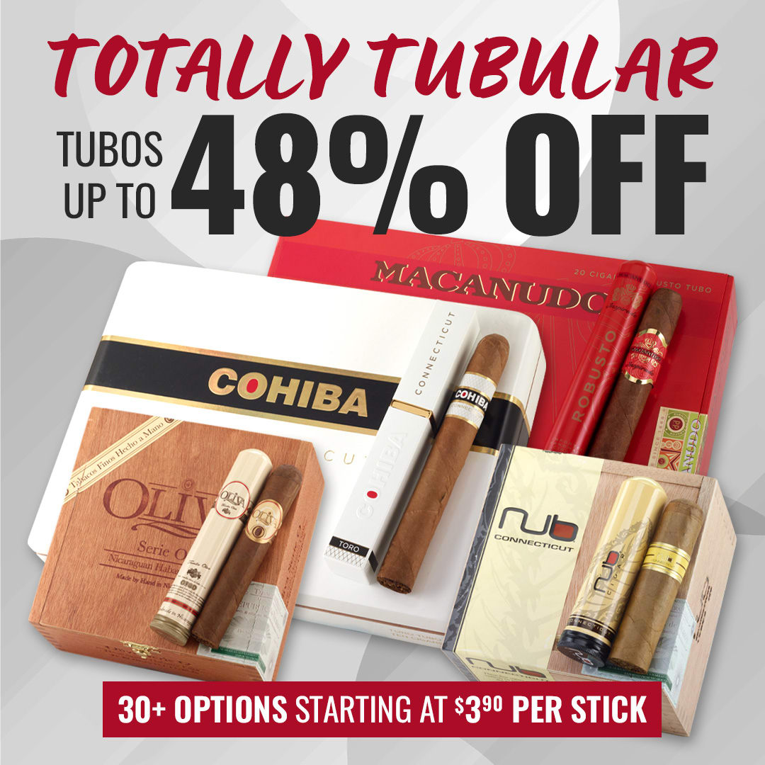 Tubos start at $3.90 a Stick - Totally Tubular!